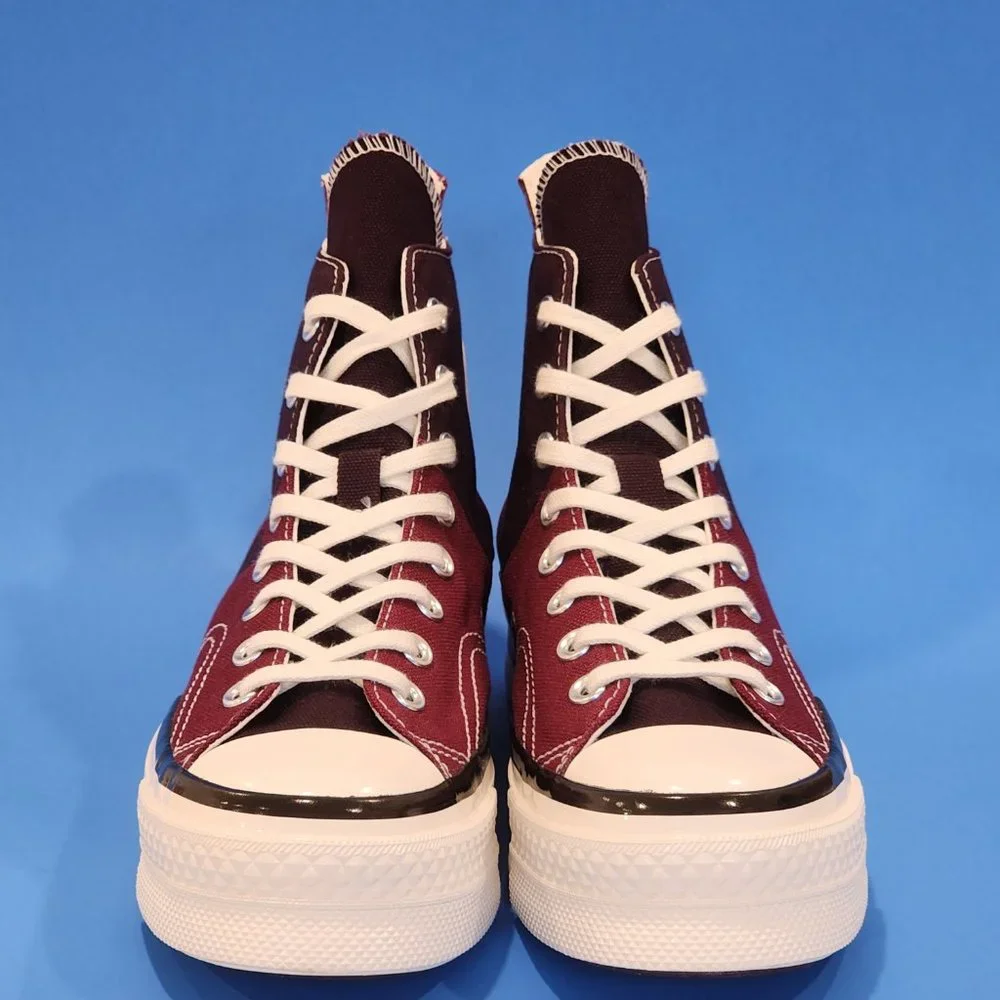 Converse Chuck 70 Plus Hi 'Dark Beetroot' Canvas Unisex Sneakers A01389C NWT - Picture 6 of 6